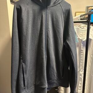 lululemon athletica Men's Dark Blue Zip-Up Sweater